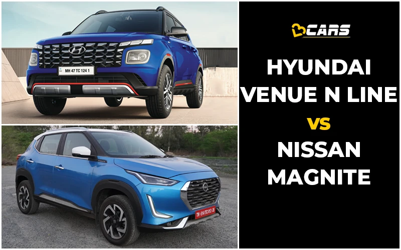 Hyundai Venue N-Line Vs Nissan Magnite